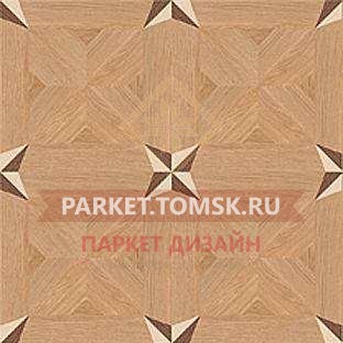 Художественный паркет Модули (мозайка) Дуб Радиал, Клён, Орех